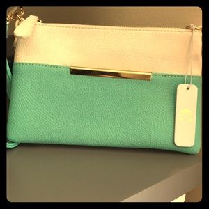 Charming Charlie mint purse. Gold chain included